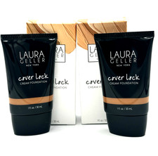 Laura Geller New York Cover Lock Cream Foundation Honey 1 oz / 30 ml BNIB