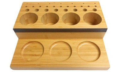 Hareline Wooden Tool Caddy Fliegenbinde Organizer Fliegenbindewerkzeug