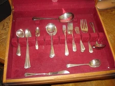 60 Pieces  National Silver Co NSC "Adam" Pattern EPNS 1917  Silver Plate