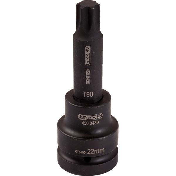 "Ks-Tools 450.0471 1\" Kraft-Bit-Stecknuss TX Lang T60 Chrom-MolybdäN Phosphatiert"-image