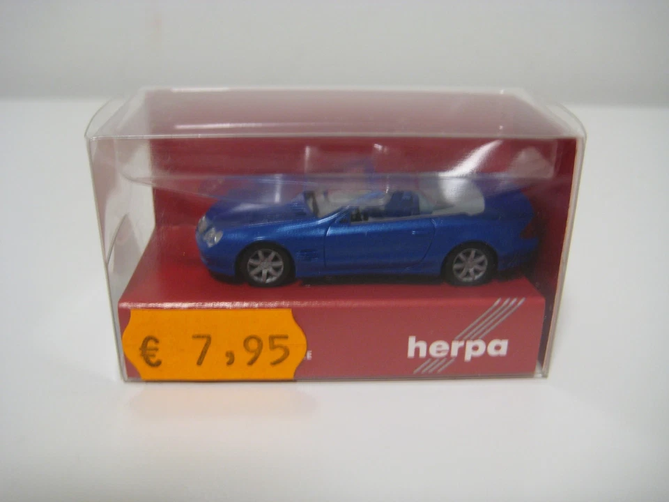 Herpa H0 033077 - Coche Mercedes-Benz Clase SL color azul metalizado - Imagen 2 de 4