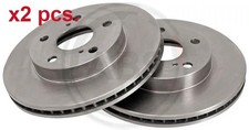 X2 PCS FRONT BRAKE DISC ROTOS X2 PCS SET 16232 A.B.S. I