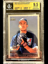 FRANCISCO RODRIGUEZ 2000 TOPPS CHROME TRADED ROOKIE CARD#T38 BGS 9.5 GEM MINT SP. rookie card picture