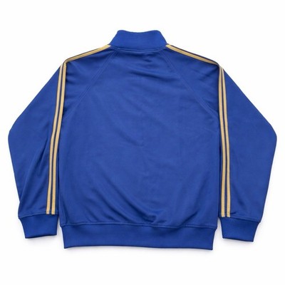 VTG Fred Perry Sportswear Jacket Mens Sz Small Blue + Gold Track