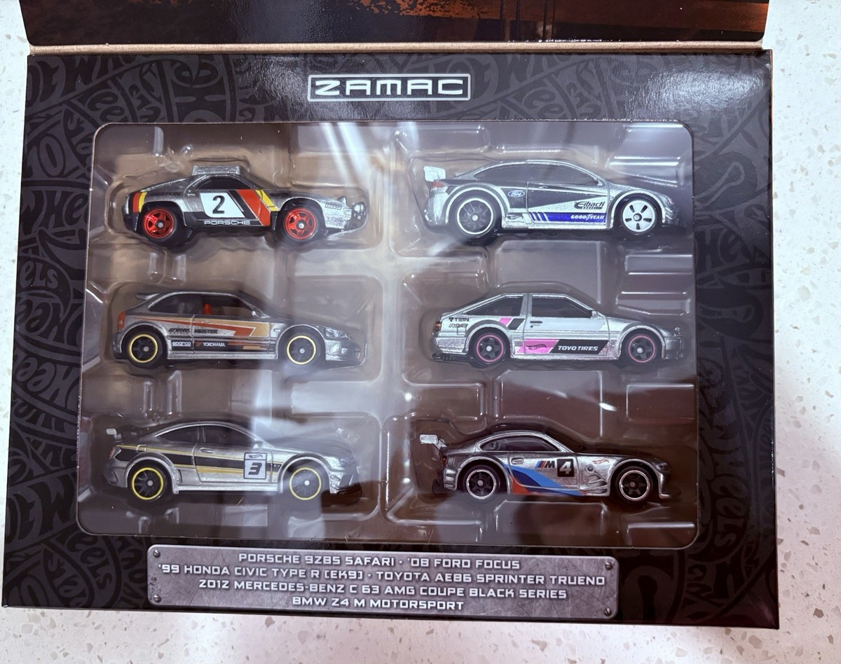 シャザム!♤セット！！ 🔥2025 Hot Wheels Silver Series ZAMAC Multipack 6 Pack New