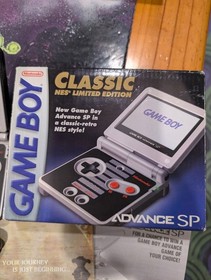 Nintendo Classic NES Limited Edition Game Boy Advance SP Complete With Box, Case