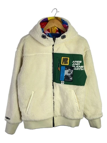 A BATHING APE (BAPE) Giacca pile A BATHING APE usata
