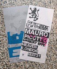 TDR - The Designers Republic - Gatecrasher - Picotto - Rave Flyers