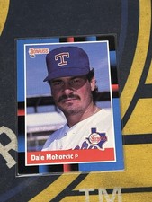1988 Donruss - Dale Mohorcic #470 Upper Left Corner is Solid Blue