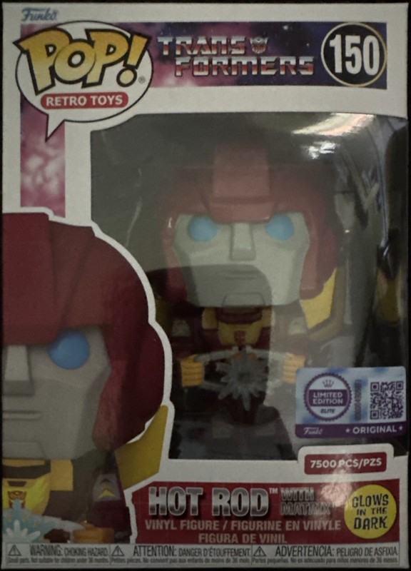 Funko Pop! Hot Rod with Matrix Transformers #150 [Elite] LE 7500!