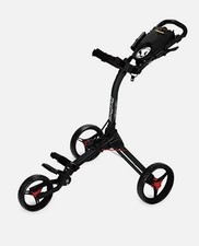 NEW Bag Boy Compact 3 Golf Push Cart- Matte Black/Red