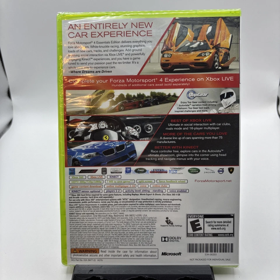 Forza Motorsport 4 Microsoft Xbox 360 Brand New Factory Sealed - Image 2 of 4