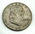 Franklin Silver Half Dollar 1960 D