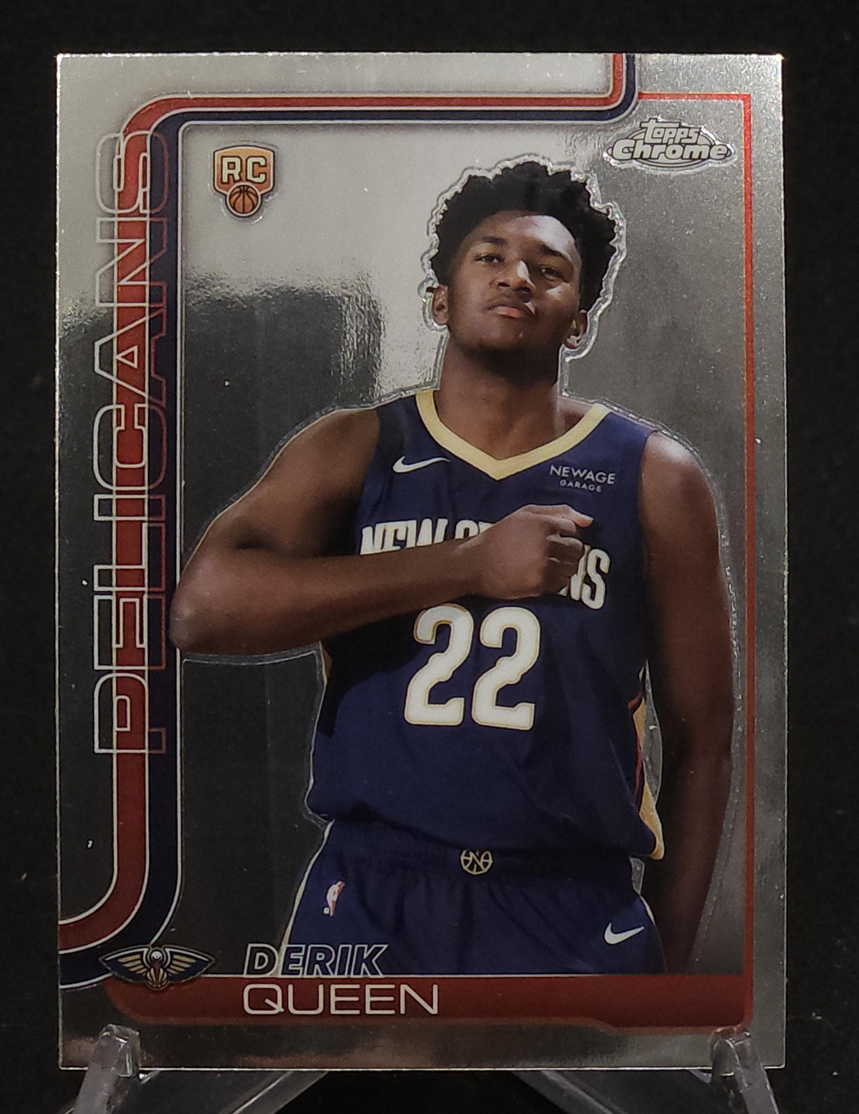 2025-26 Topps Chrome Derik Queen #263 RC Rookie Variation SSP