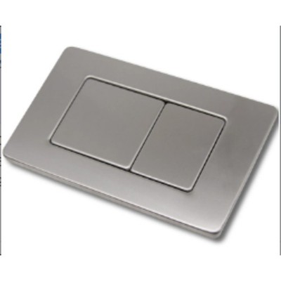 Dual Flush Plate Compatible with Geberit Sigma 01 20 30 UP300 Silver Gray Button