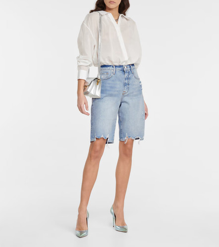 NWT FRAME Le Vintage Bermuda Denim Shorts Size 27