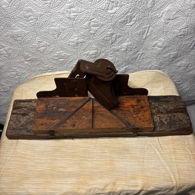 Stanley No 116 Miter Box w/ Vintage Hand Saw USA Woodworking Tool Set