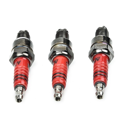 Spark-Plugs A7TJC 3 Electrode For GY6125CC Moped Scooter ATV Quads Accessory New - Picture 12 of 12