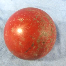 Vintage Red 3-1/4" Croquet Ball