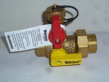 Webstone 3/4" EXP Ultra-Compact Tankless Water Heater Hot Service Valve
