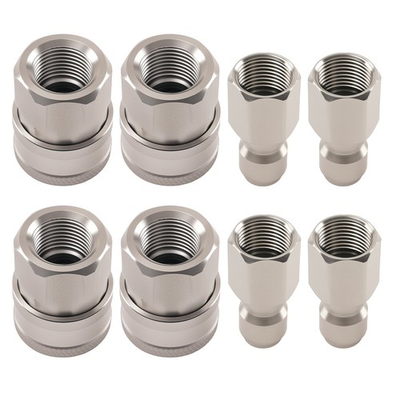 #ad #ad 3 8in Quick Pressure Washer Adapter for Telescoping Wand Garden Hose NPT 4Set $28.55