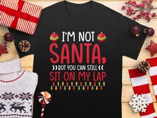 Santa Sit On My Lap Festive Christmas T-Shirt
