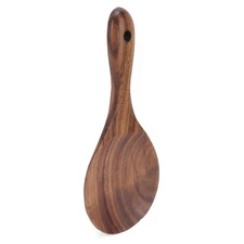 Wooden Rice Paddle Serving Spoon Scoop Cookware Tableware Kitchen Accessory