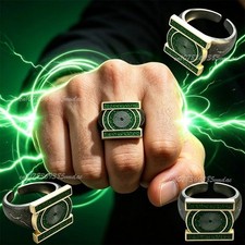 John Stewart Green Lantern Cosplay Ring 2026 Metal Power Ring Costume Prop Gift