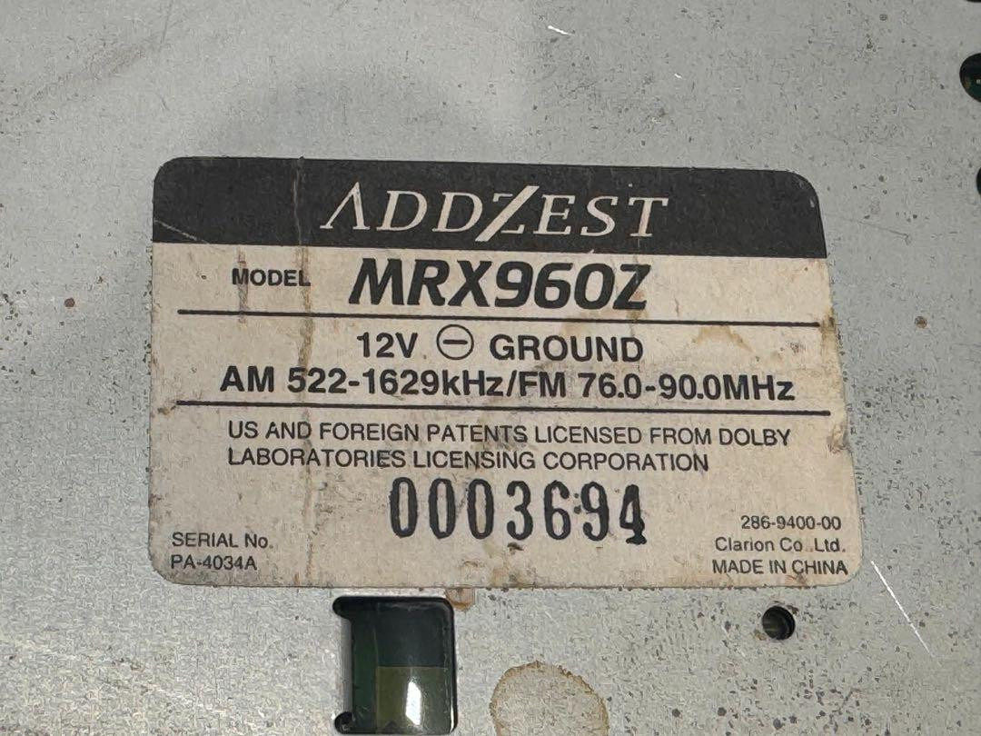 Car Audio Cd/Md Player Mrx960Z Addzest - Bluetooth Usb Radio Car Audio Cd/Md Player Mrx960Z Addzest - Bluetooth Usb Radio