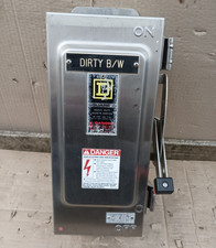 Square D 30 amp Fusible Safety Switch 3R 4X H361DS 600 Vac