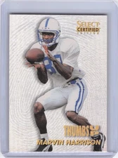 1996 Select Certified #13 Marvin Harrison Thumbs Up