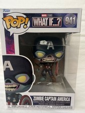 Funko Pop! Zombie Capitán América #941 Marvel Studios ¿Y si...? Figura Vinilo
