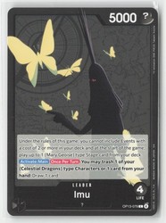 Imu OP13-079 Carrying On His Will Leader One Piece TCG