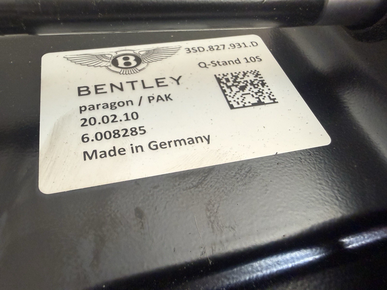 2020-2024 Bentley Continental GT Rear Spoiler Motor Panel 3SD 827 931 D OEM 3413