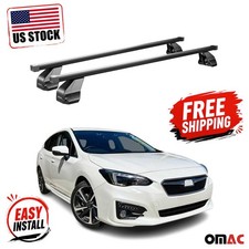 Fix Point Roof Racks Top Cross Bars For Subaru Impreza 2017-2023 Black 2pcs Fix Point Roof Racks Top Cross Bars For Subaru Impreza 2017-2023 Black 2pcs