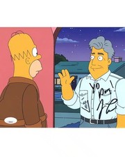Jay Leno signed 8x10 Photo The Simpsons To Doug JSA Authentication