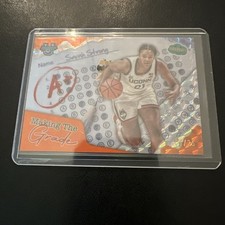 2024-25 Bowman U Best Making the Grade Sarah Strong Orange Silver 06/25