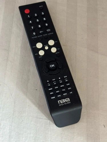 GENUINE NAXA NTD-15-555 TV/DVD COMBO REMOTE - TESTED