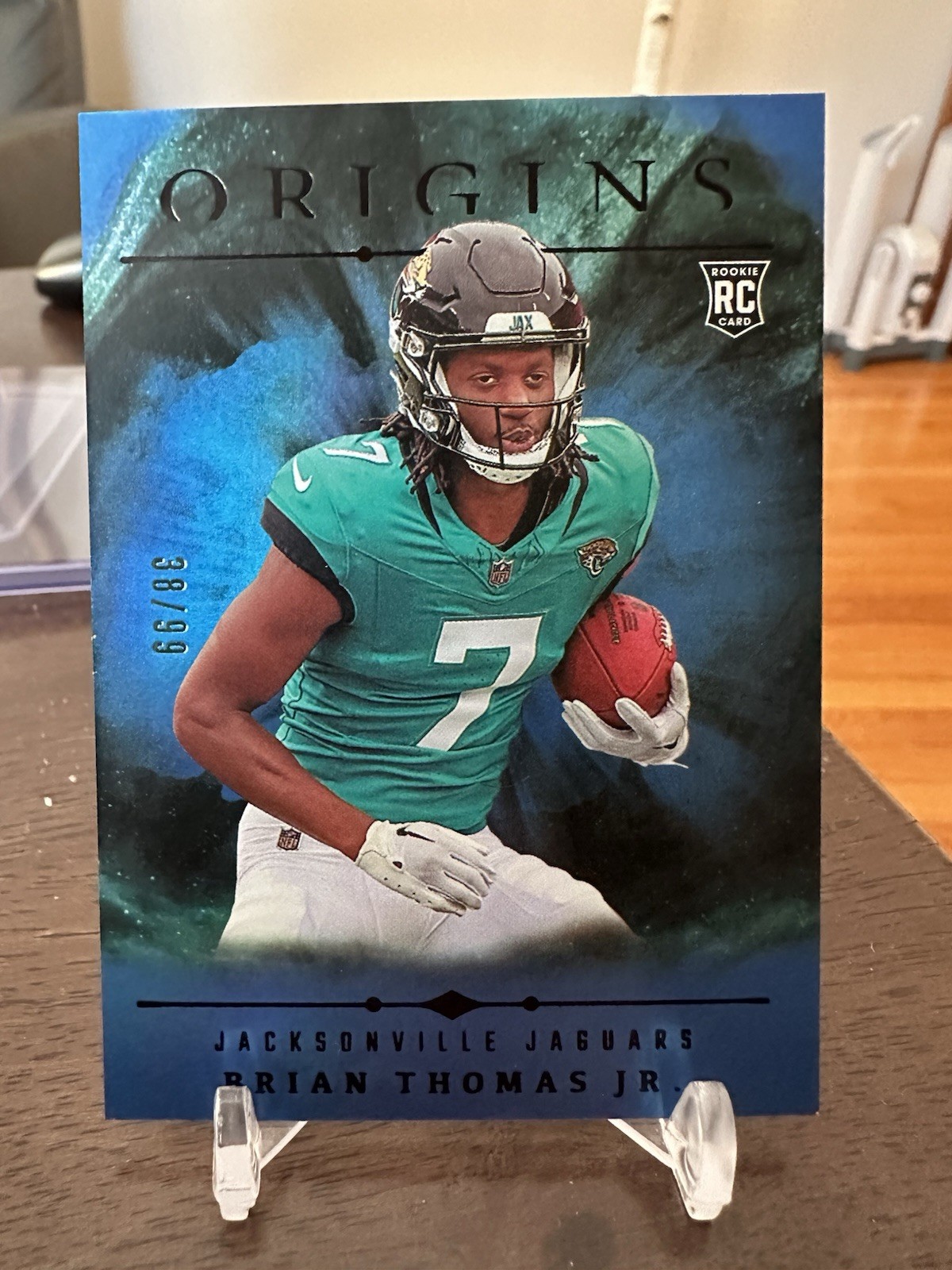 2024 Panini Origins - Rookies Brian Thomas Jr. #119 Blue /99 (RC)