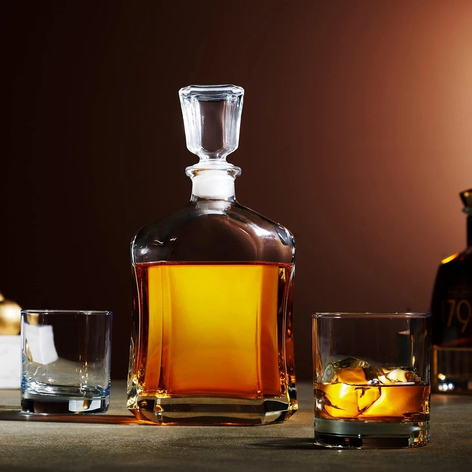 Whiskey Decanter Set with Glasses and Airtight Stopper for Vodka, set  - Image 2 of 4