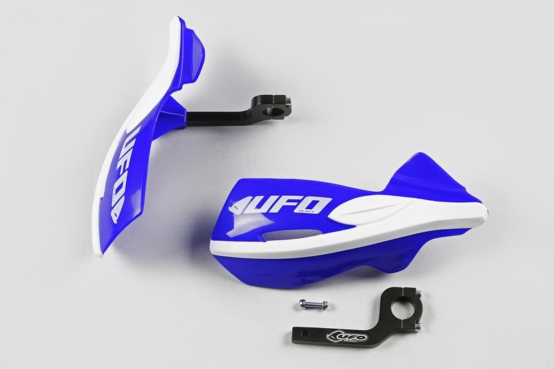 Protège-mains UFO Patrol Blue Reflex avec kit de montage inclus