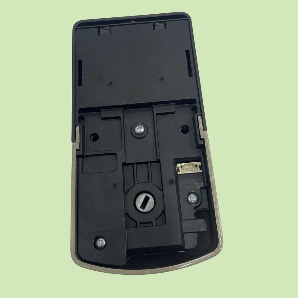 Cerradura de puerta electrónica de entrada sin llave SmartCode 270 de níquel satinado Kwikset #UF3950 AR Foto 3 de 4