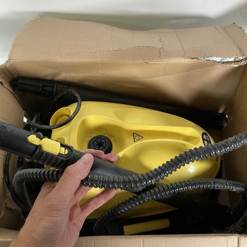 Karcher SC2 Steam Cleaner Compact Steamer with Attachments Yellow Boxed - Picture 6 of 21