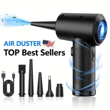 WirelessUSBRechargeable Air Duster - Powerful Compressed Air Blower，Applicable
