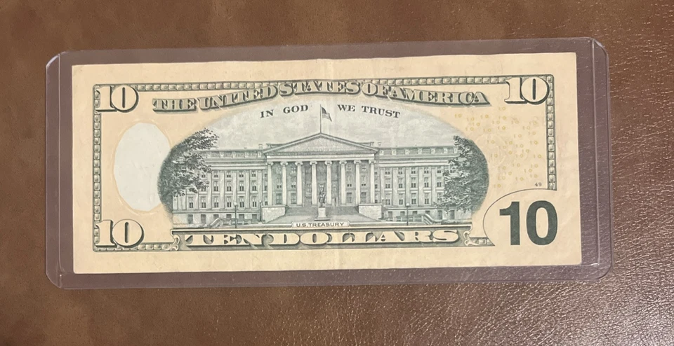 4/18/1976 Birthday / Anniversary Date Note April 18th 1976 $10 Ten Dollar Bill - Image 3 of 4