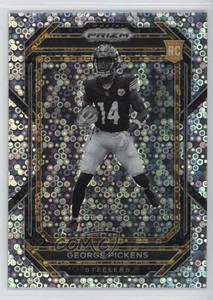 2022 Panini Prizm Variation No Huddle George Pickens #329 Rookie RC