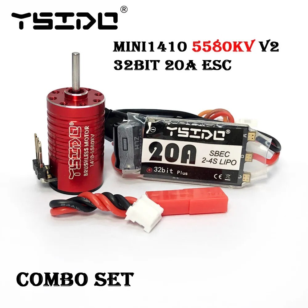 YSIDO 1525 brushless motor 5580KV 20a esc 1/24 1/28 Wltoys k969