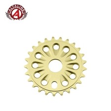ALTALINE 25 TEETH ALLOY BICYCLE CHAINRING FREESTYLE/BMX BIKES 1/2 X 1/8 GOLD.