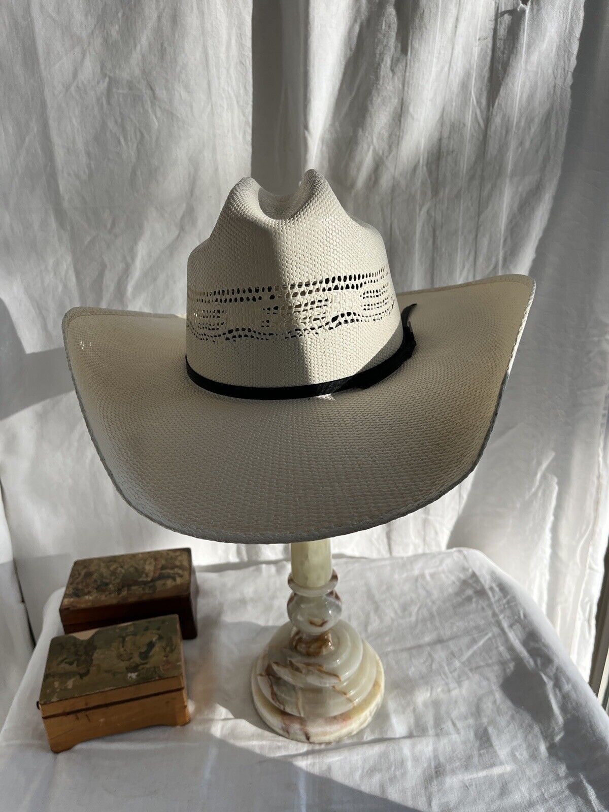 Lone Star  28BN-Rodeo straw cowboy hat size 7 - image 3