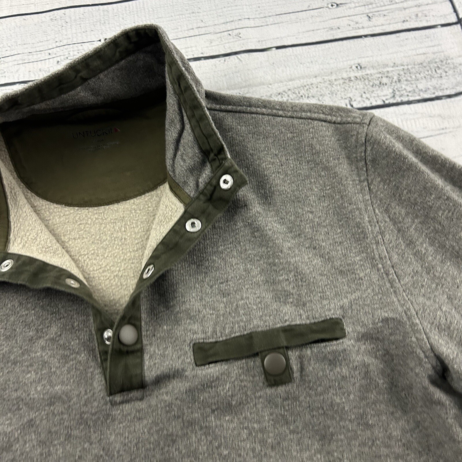 UnTuckIt Parkson Pullover Snap Button Jacket Men'… - image 3